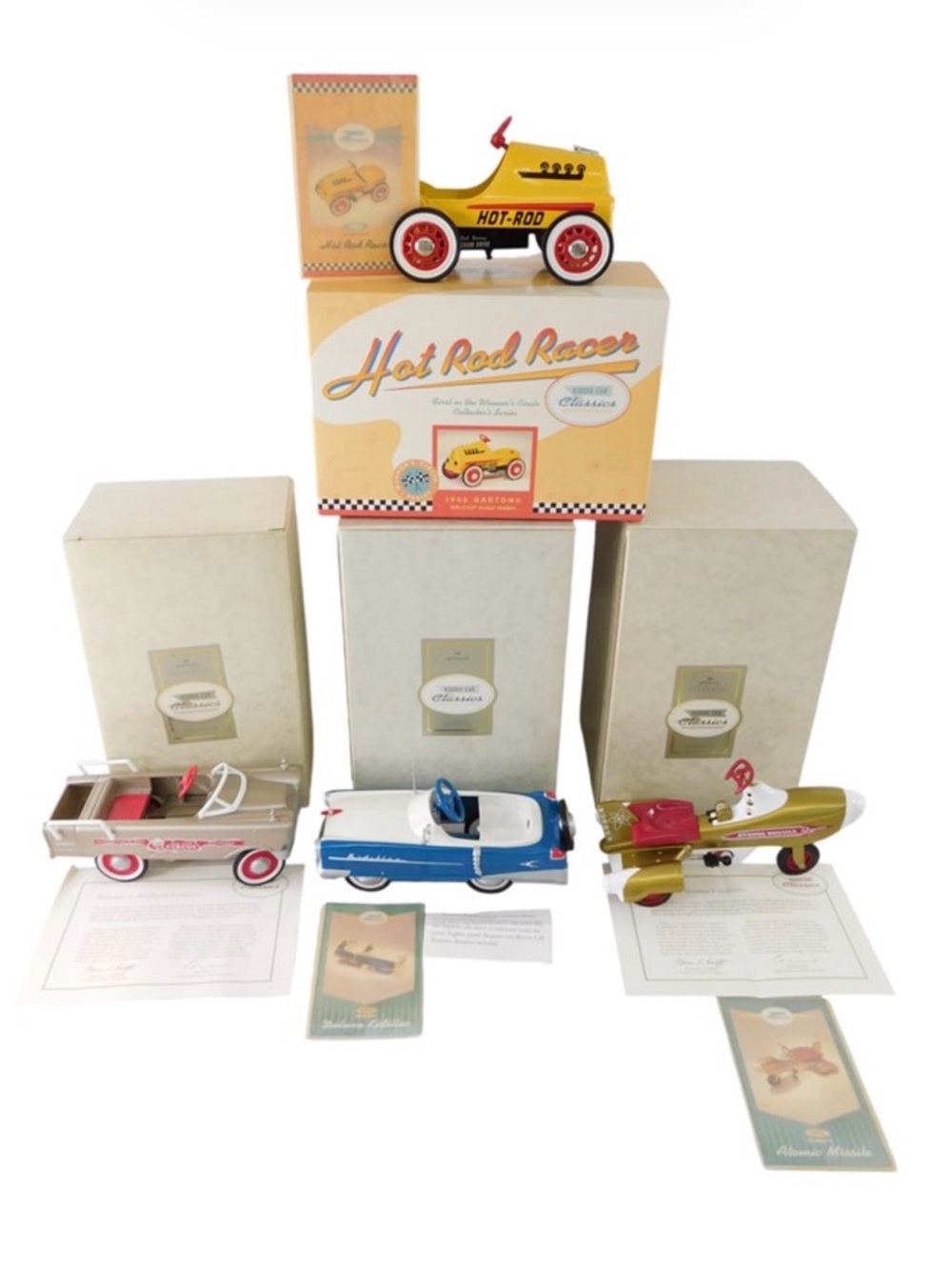 Kiddie Car Classics Lot of 4 Limited Edition Die-Cast Model Cars